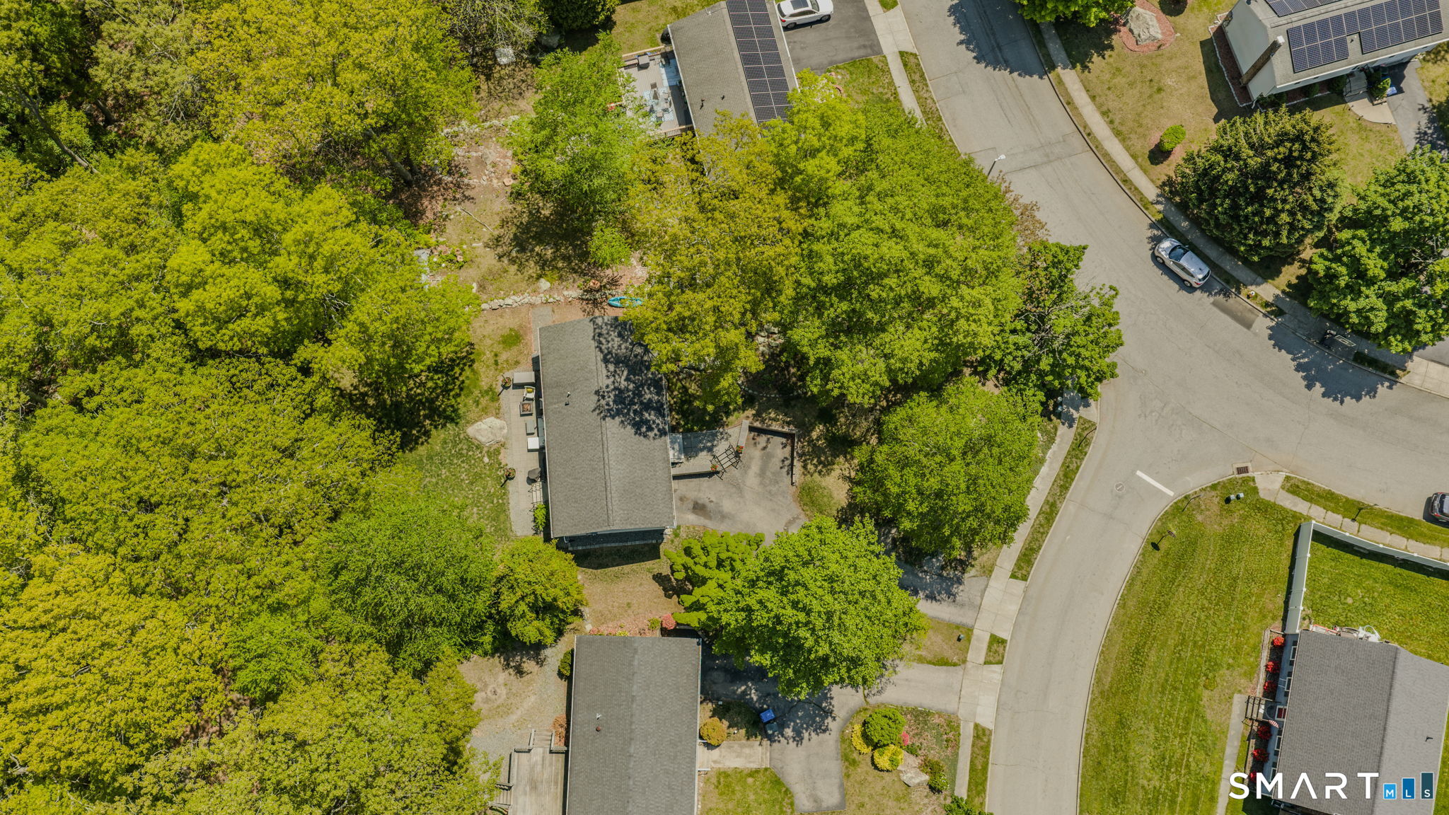 6 Amherst Court Groton, CT 06355 - Photo 35 of 40 an aerial view of a house with a yard