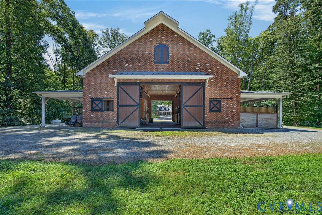 1108 Shallow Well Road Manakin-Sabot, VA 23103 - Photo 73 of 86 Brick-clad stable structure featuring gabled roofl