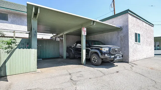 a car parked in front of house