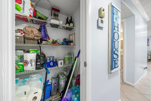 a view of storage and utility room