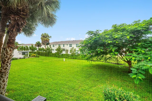 a view of an outdoor space and a yard