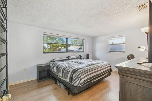 a view of backyard with green space