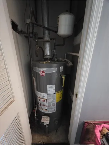 a view of water heater room