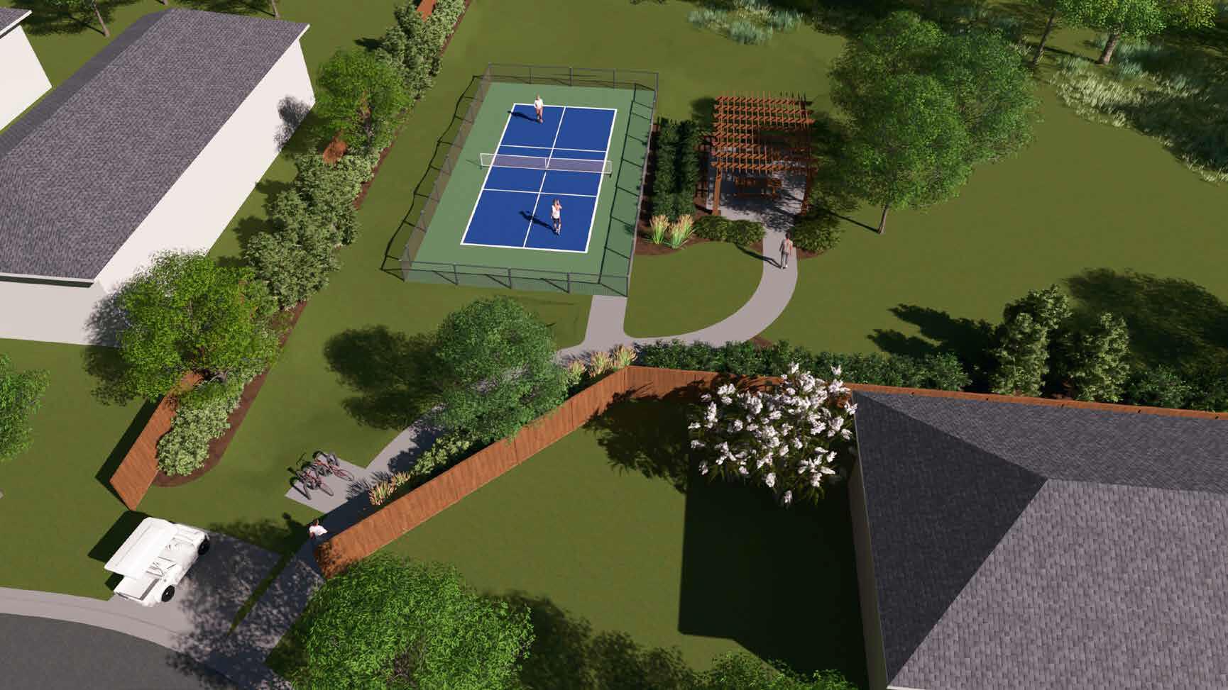 2001 Wiregrass Street Navarre, FL 32566 - Photo 30 of 31 Captains Cove - pickleball court render
