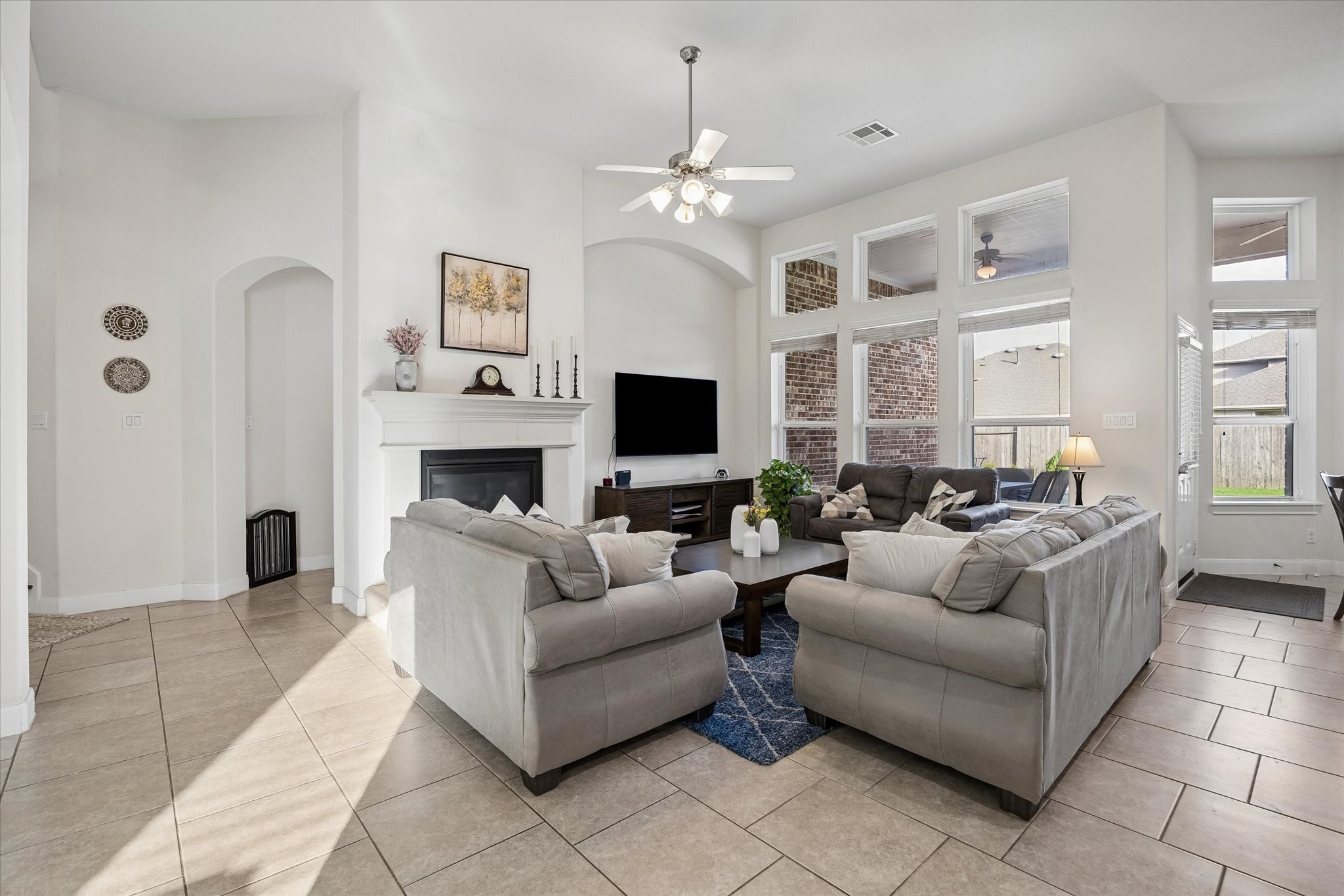 3306 Explorer Way Conroe, TX 77301 - Photo 11 of 35 View of living area and fireplace