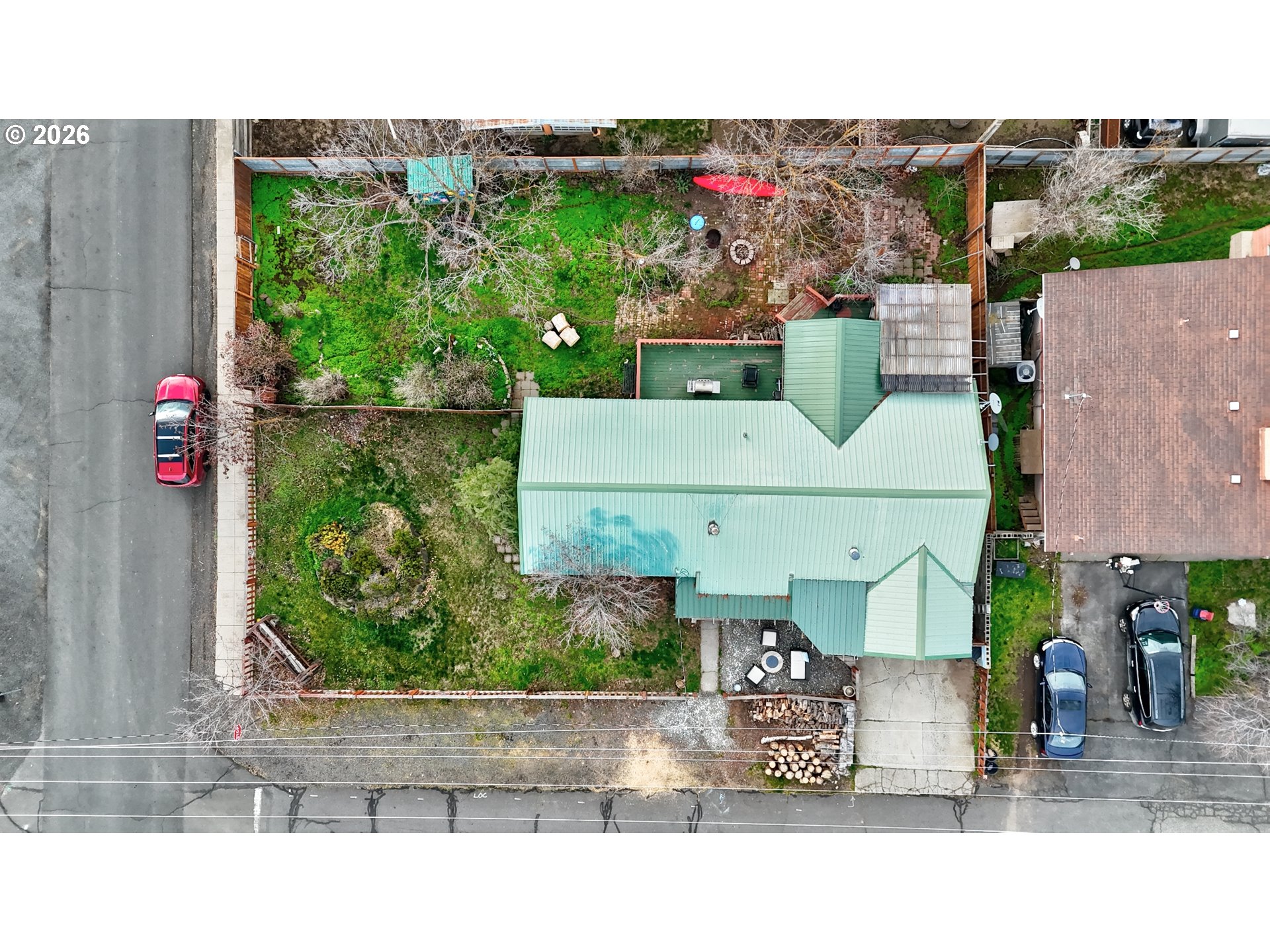 409 Northeast Court Street Dufur, OR 97021 - Photo 35 of 38 a bird view of a house