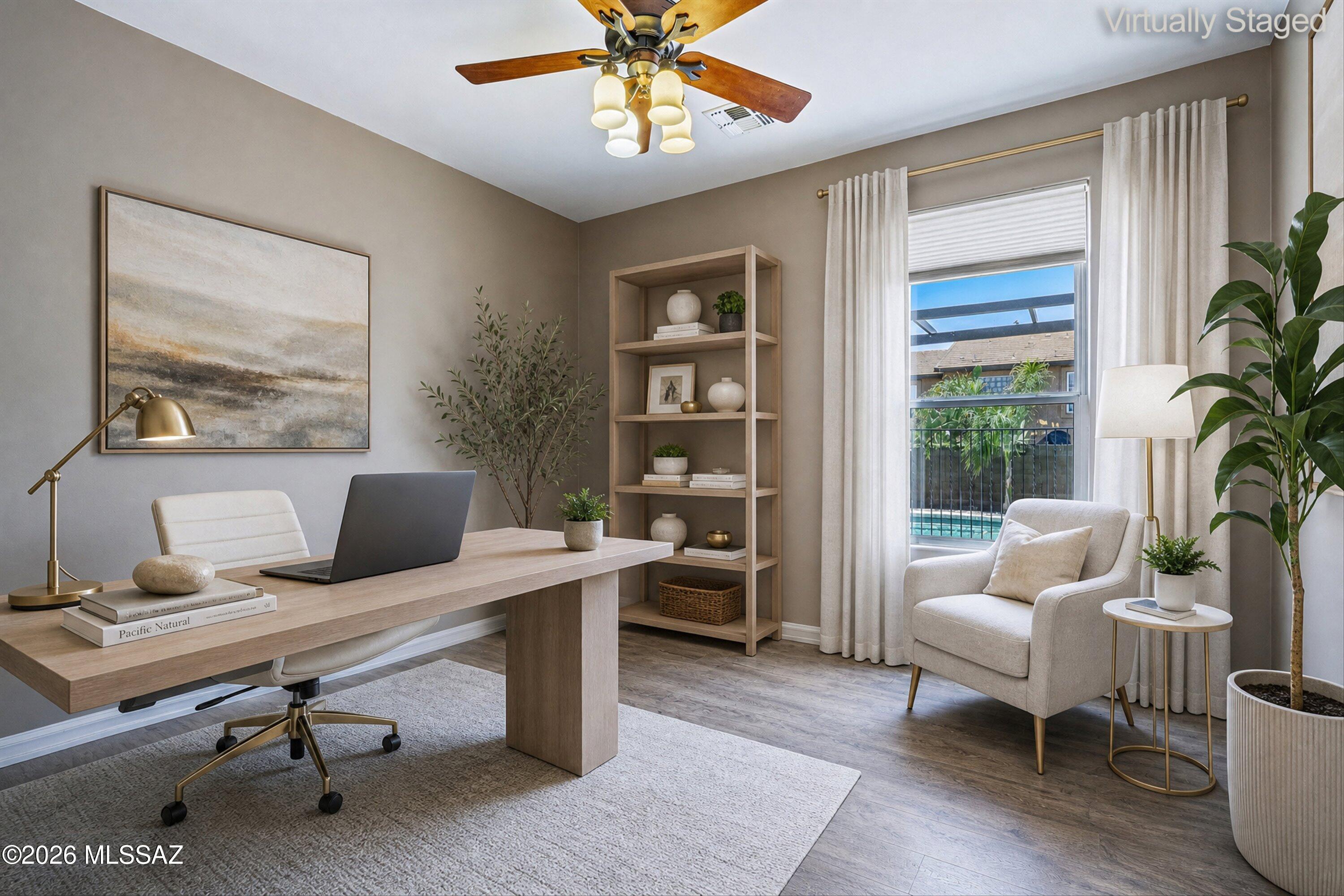 3614 East Canter Road Tucson, AZ 85739 - Photo 21 of 46 25-Staged Office_Den