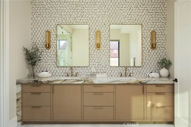 a dining room with furniture a chandelier and wooden floor