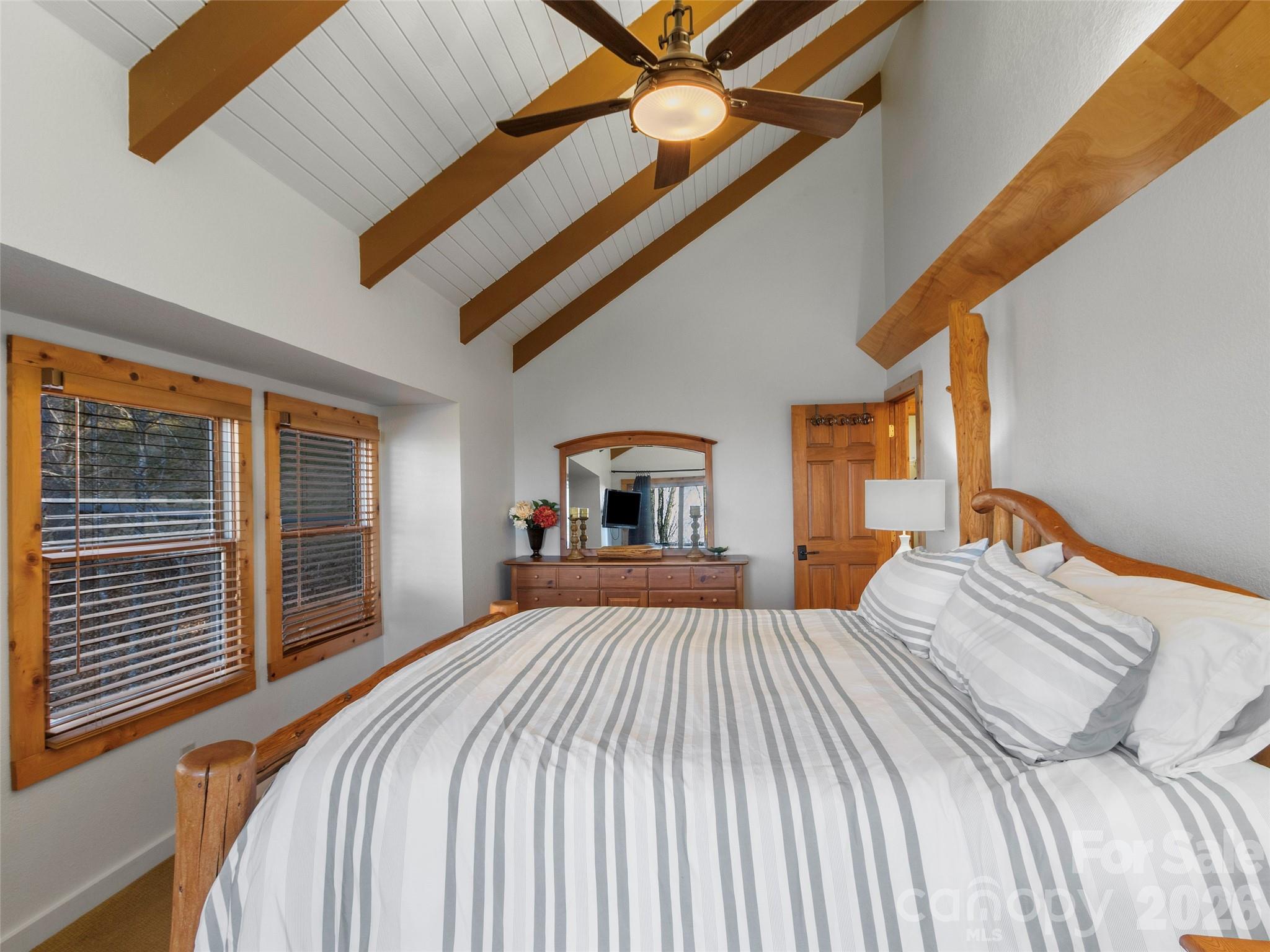 71 Ivy Ridge Road Burnsville, NC 28714 - Photo 9 of 23 a bedroom with a bed and a window