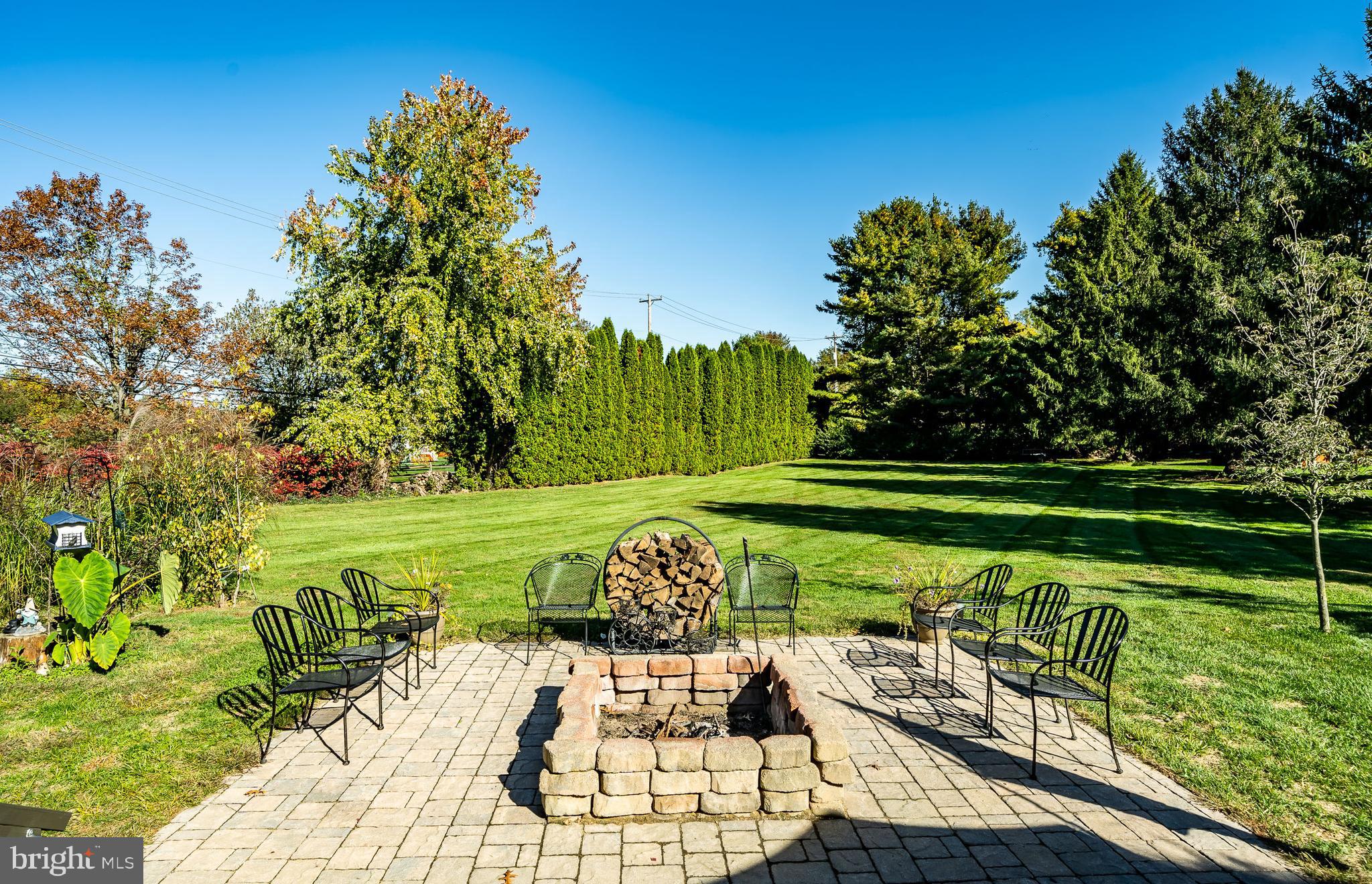 875 Reeceville Road Coatesville, PA 19320 - Photo 38 of 42 Back patio fire pit area