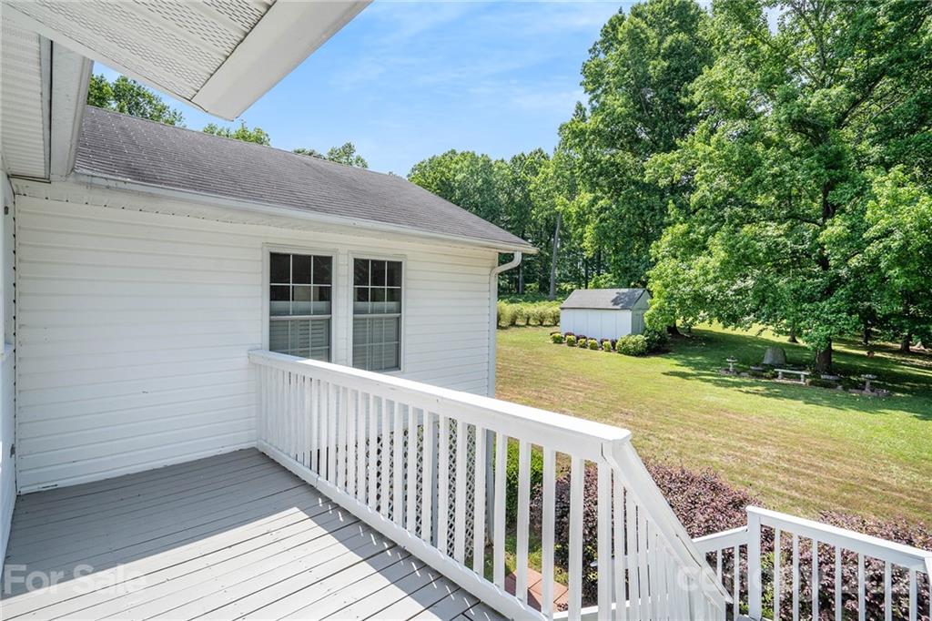 1251 Crossland Road Clover, SC 29710 - Photo 39 of 45 a view of a balcony with wooden floor