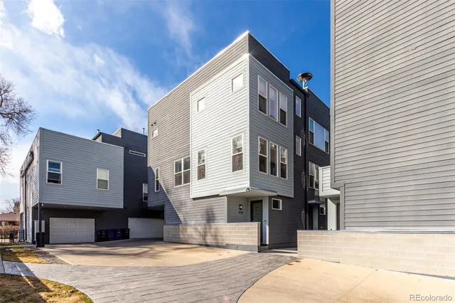 a view of a house with a street