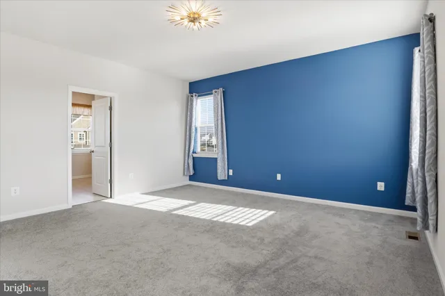 a view of small space with racks on the wall