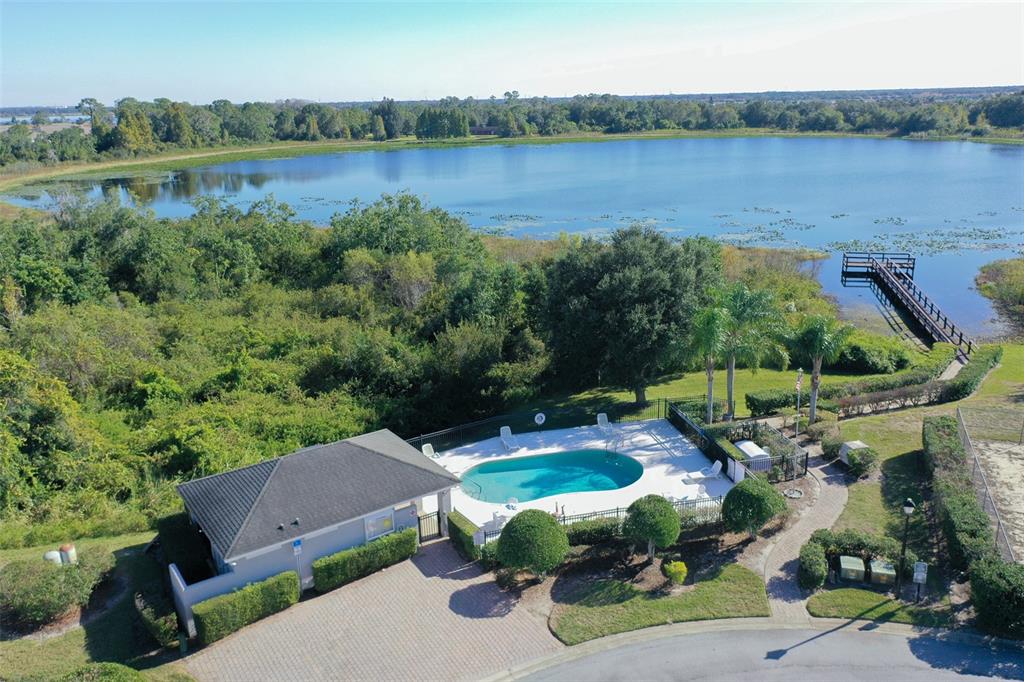 2739 Rutledge Court Winter Haven, FL 33884 - Photo 19 of 24 an aerial view of a house with outdoor space and lake view