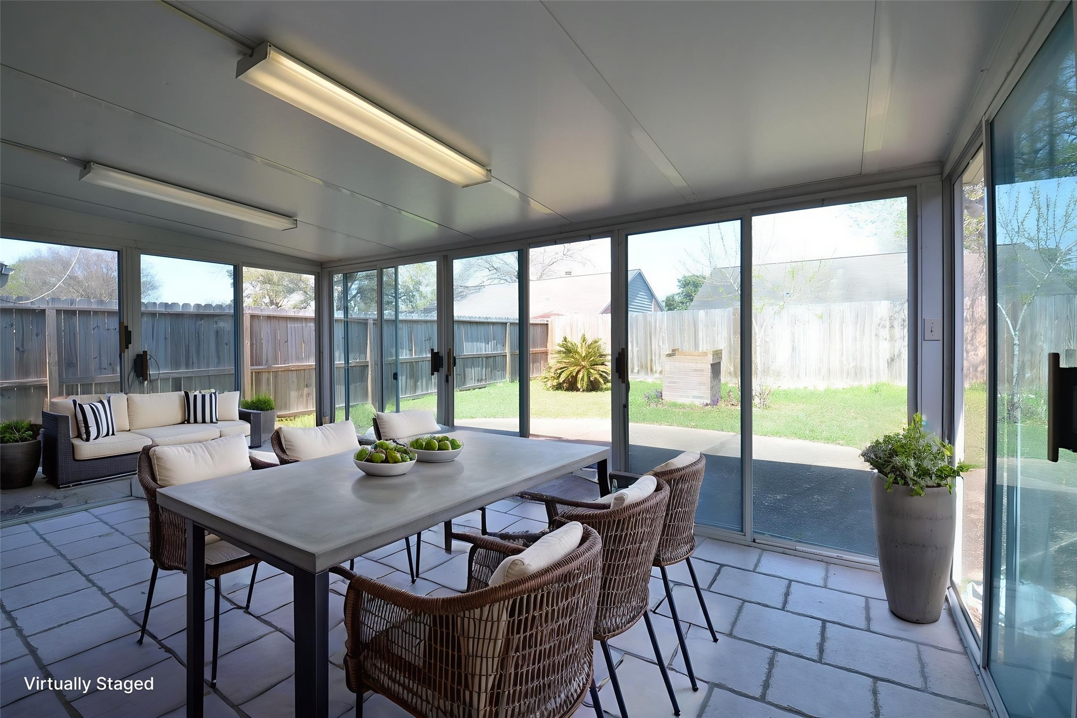 17518 Autumn Trails Lane Houston, TX 77084 - Photo 15 of 30 a view of a dining room with furniture window and outside view