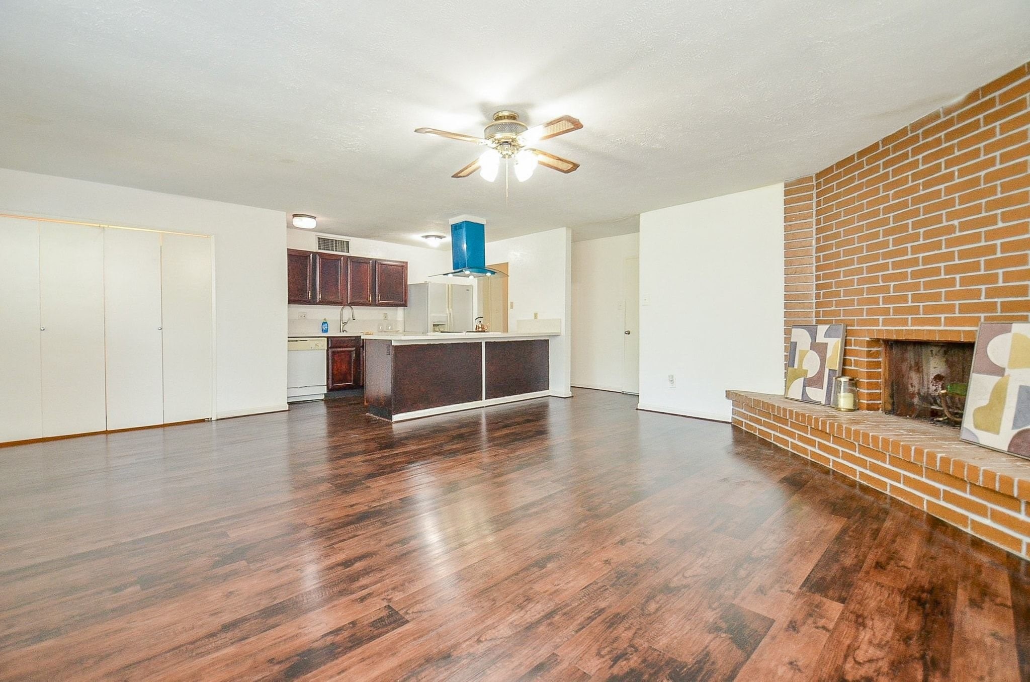 17518 Autumn Trails Lane Houston, TX 77084 - Photo 16 of 30 a view of a livingroom with a fireplace