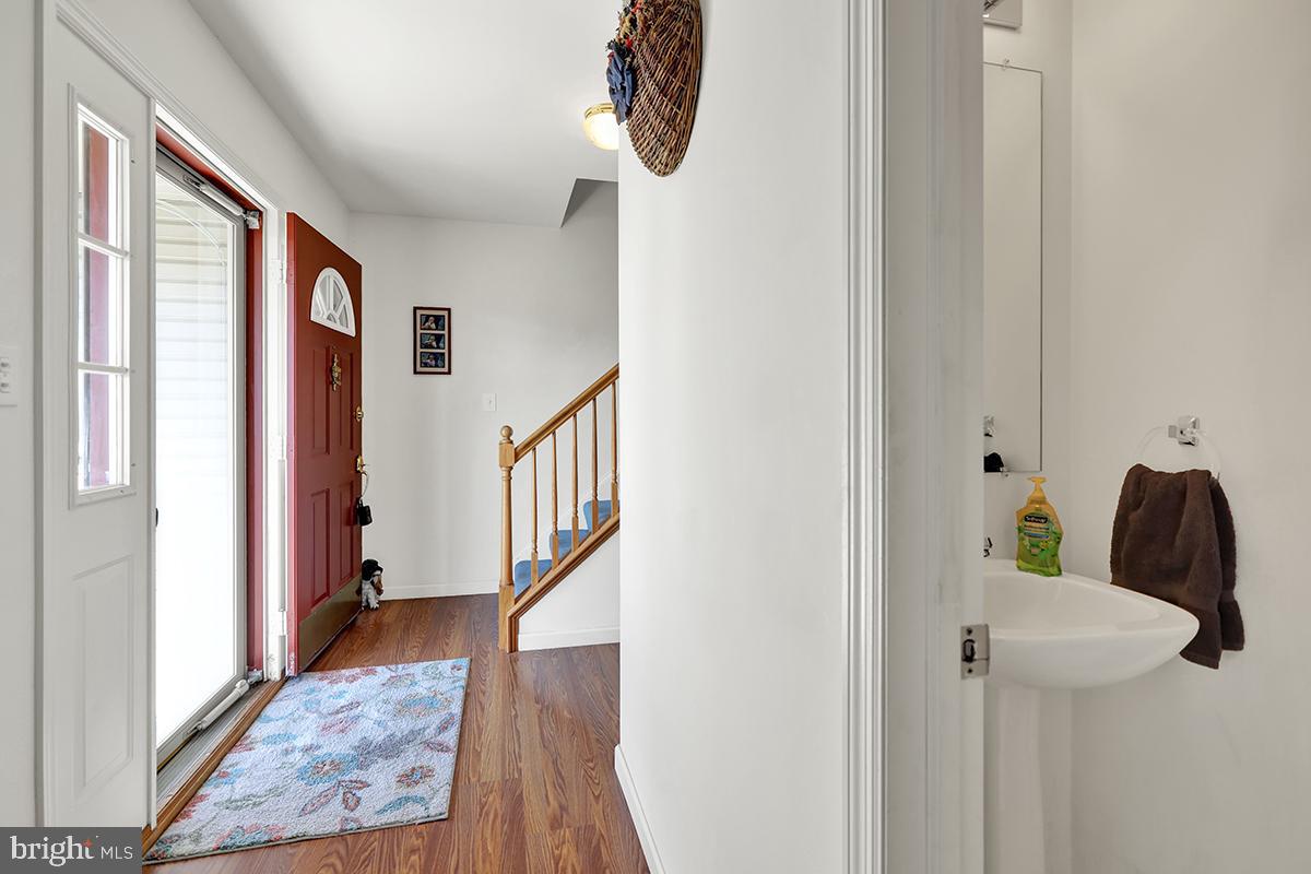 103 Eagles Lane Reading, PA 19608 - Photo 17 of 42 a view of entryway with wooden floor