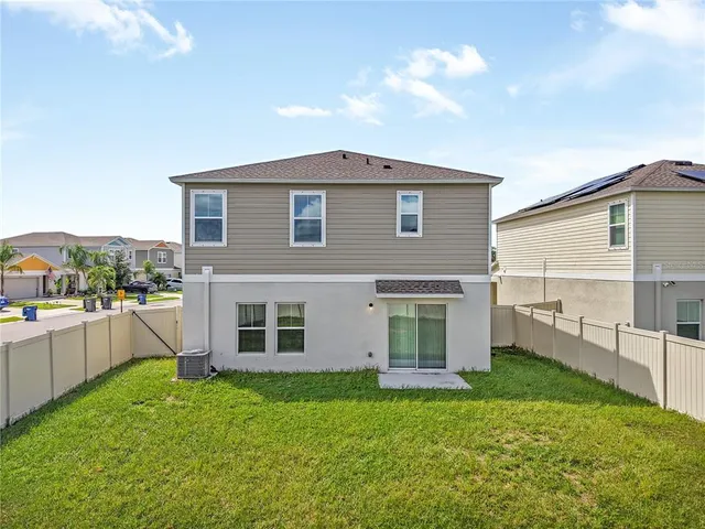a house view with a garden space