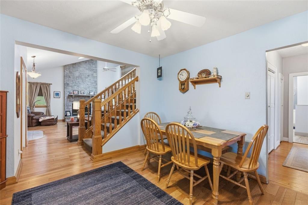 1505 4th Street Monongahela, PA 15063 - Photo 22 of 40 a view of a dining room with furniture and wooden floor