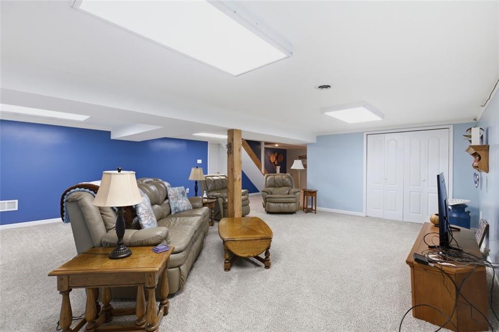 1505 4th Street Monongahela, PA 15063 - Photo 25 of 40 a living room with furniture and a flat screen tv