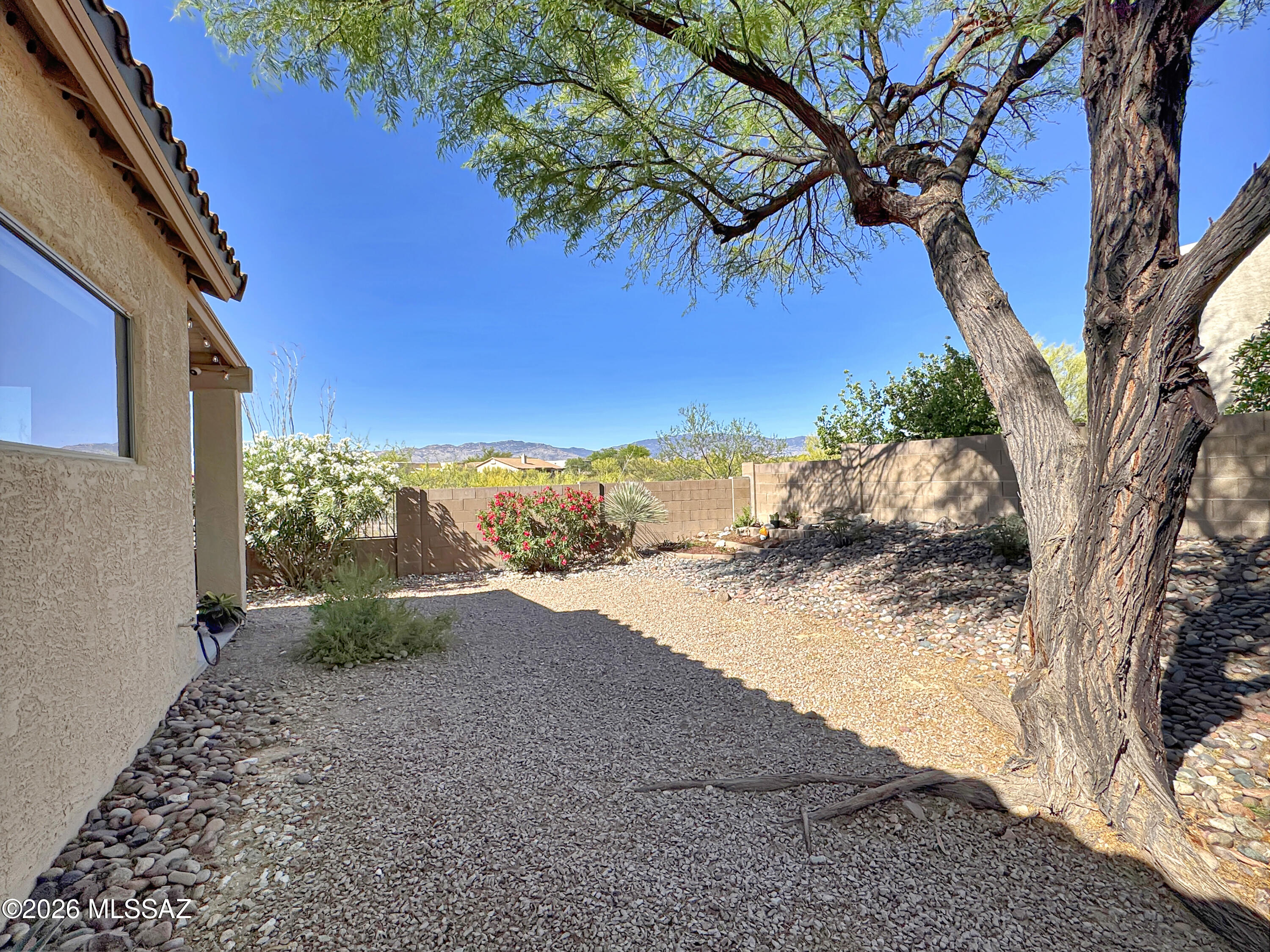 10835 South Heart Break Ridge Place Vail, AZ 85641 - Photo 37 of 49 a view of a yard with wooden fence