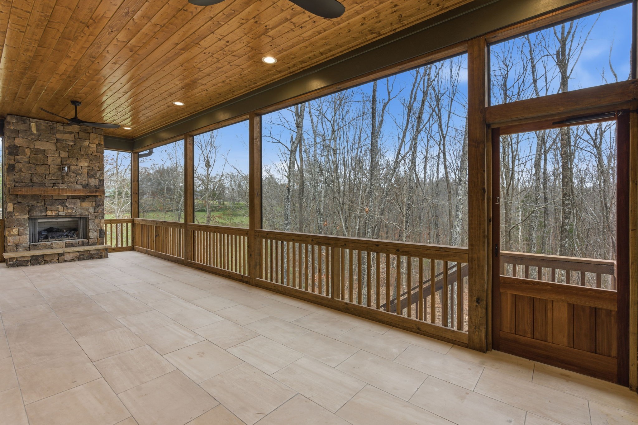 478 Mt Pleasant Road Kingston Springs, TN 37082 - Photo 31 of 59 a view of a porch with wooden floor and roof