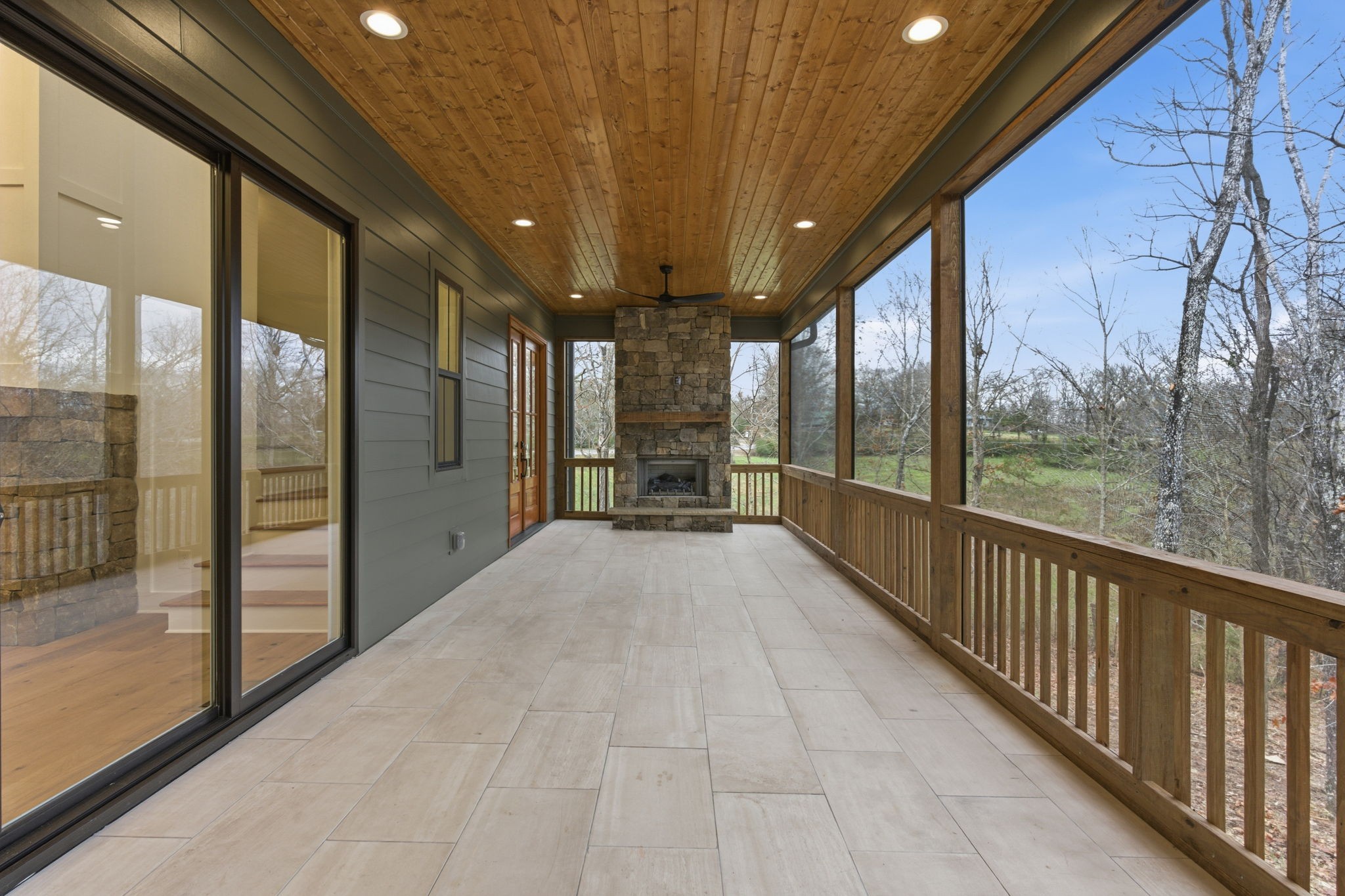 478 Mt Pleasant Road Kingston Springs, TN 37082 - Photo 33 of 59 a view of hallway with a large window and chandelier