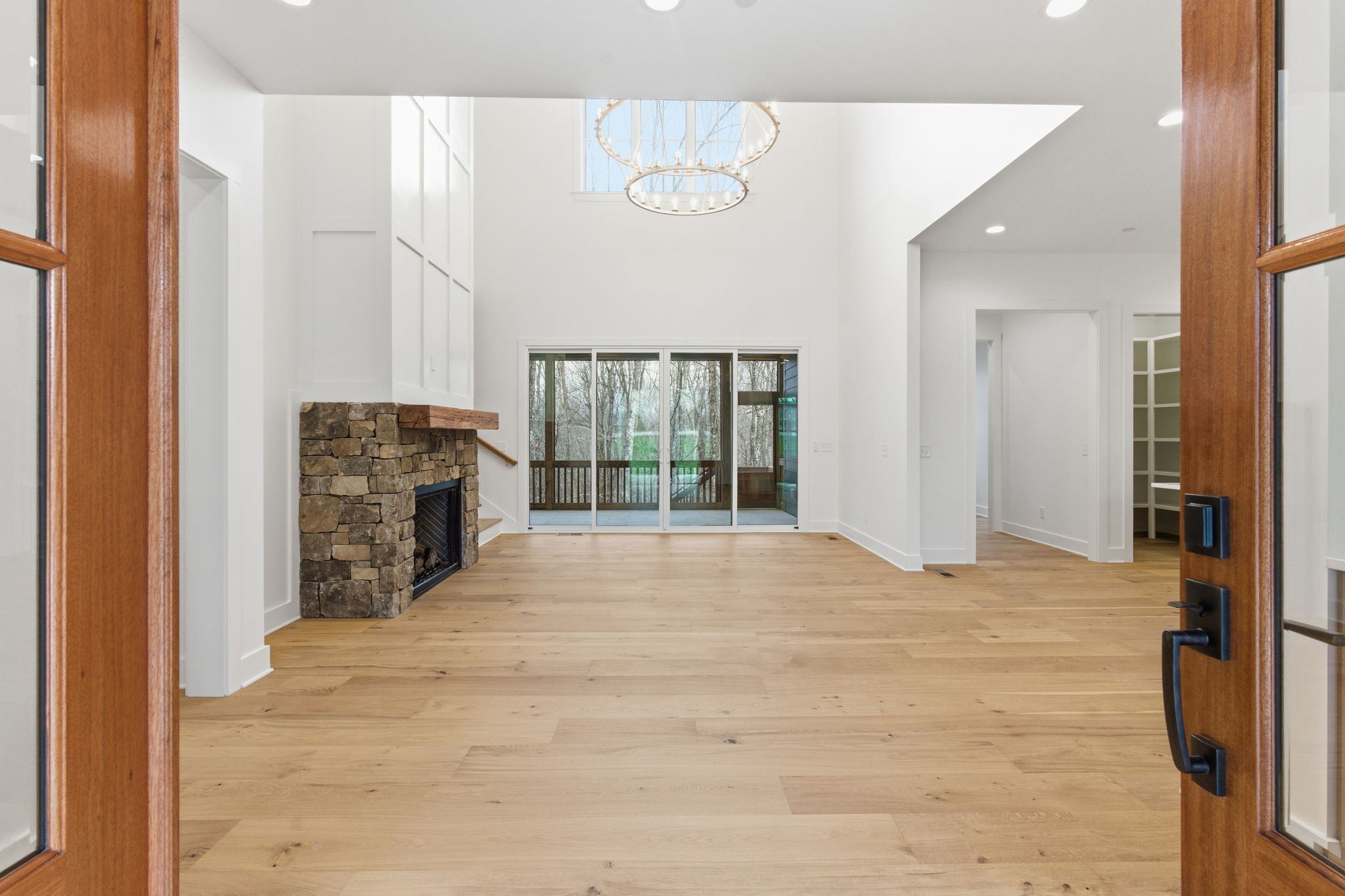 478 Mt Pleasant Road Kingston Springs, TN 37082 - Photo 9 of 59 a view of an empty room with a fireplace