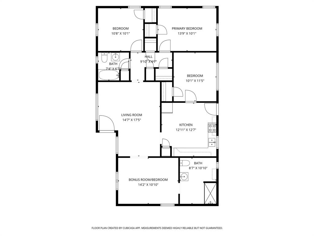 2622 Centerville Road Dallas, TX 75228 - Photo 22 of 22 a picture of a floor plan