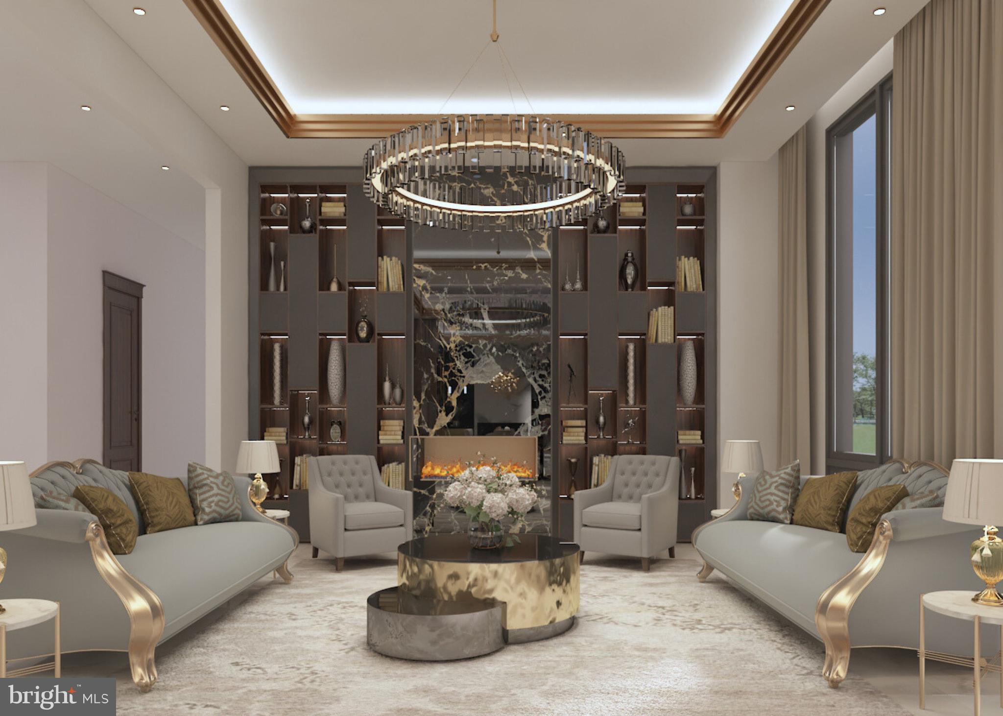 7716 Georgetown Pike McLean, VA 22102 - Photo 14 of 22 a living room with furniture and a large window