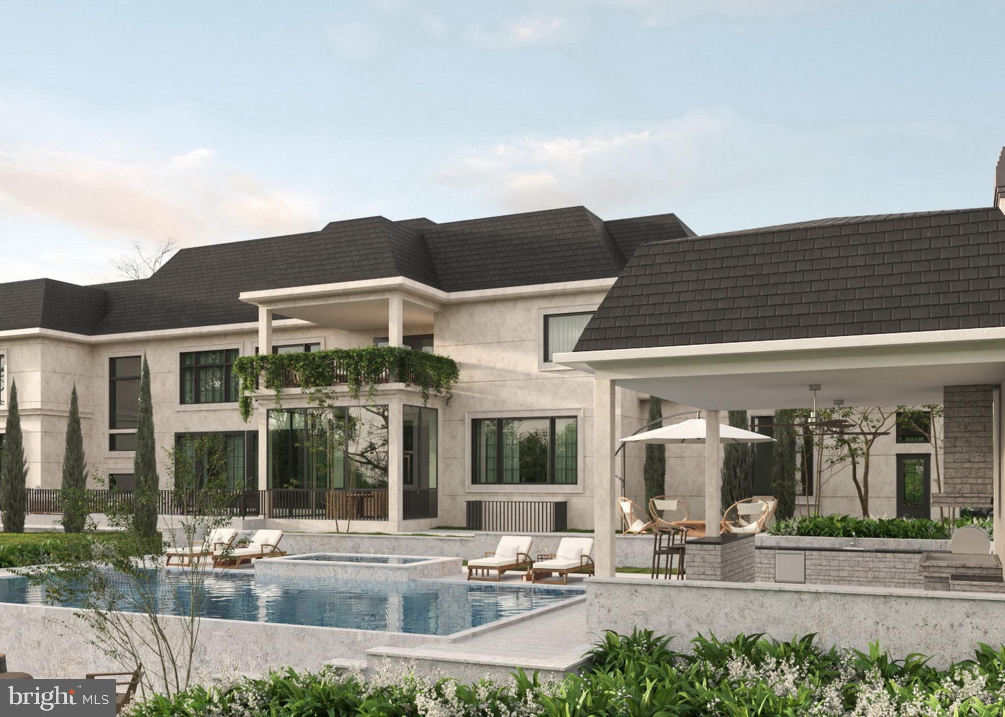 7716 Georgetown Pike McLean, VA 22102 - Photo 5 of 22 front view of a house with a porch