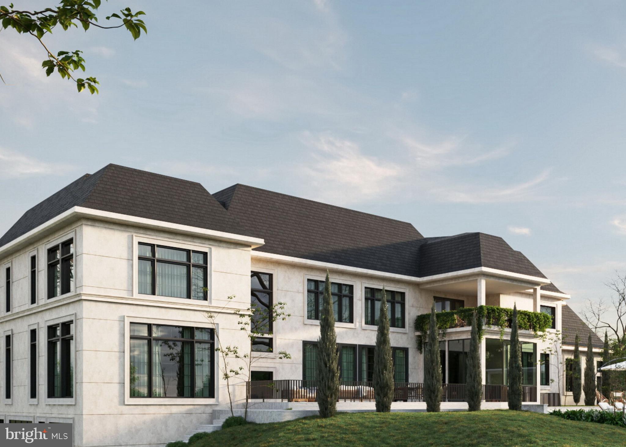 7716 Georgetown Pike McLean, VA 22102 - Photo 6 of 22 a front view of a building with a garden