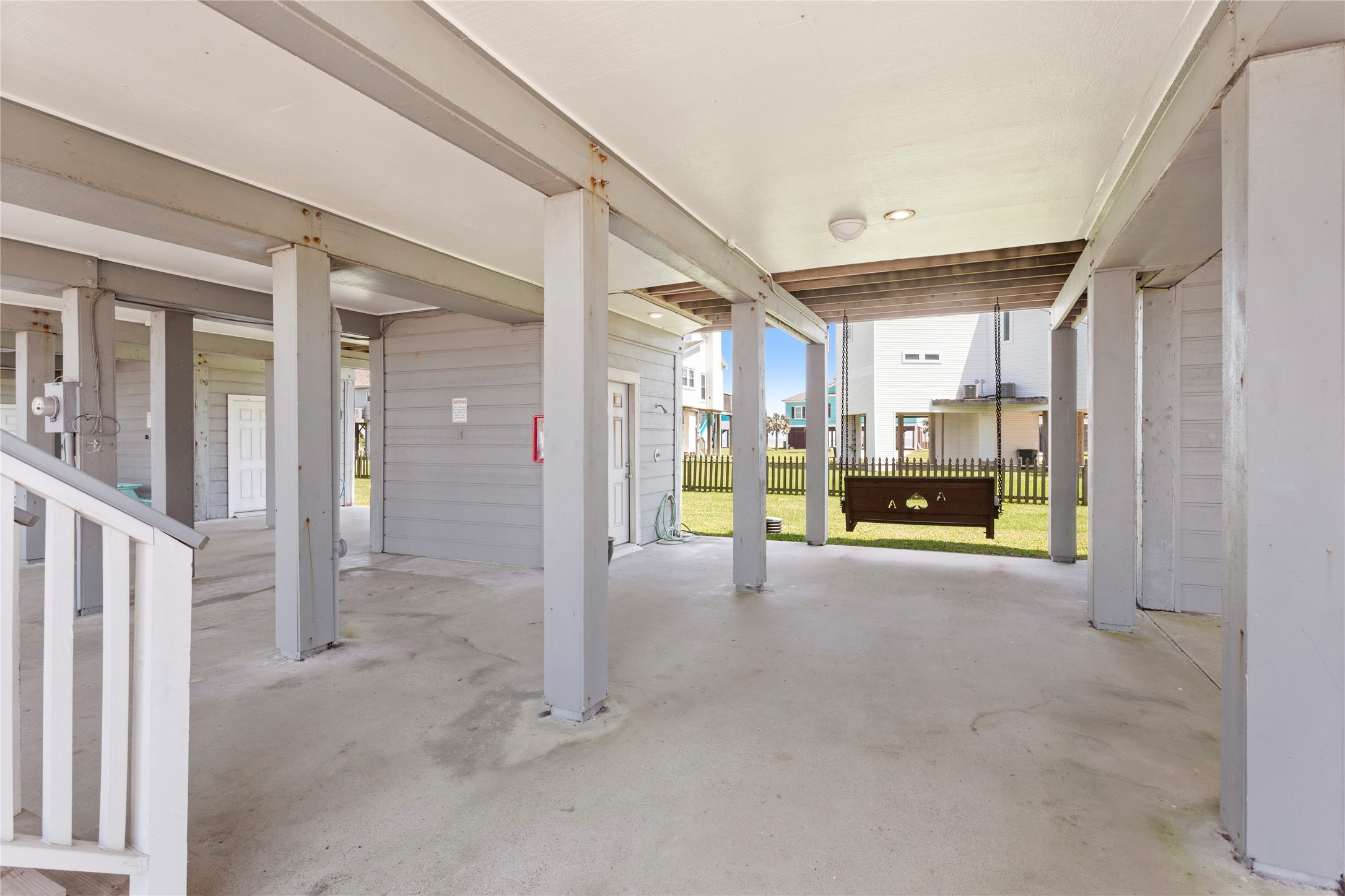 17627 Termini-San Luis Pass Road Galveston, TX 77554 - Photo 20 of 28 ground level with open entertaining space!