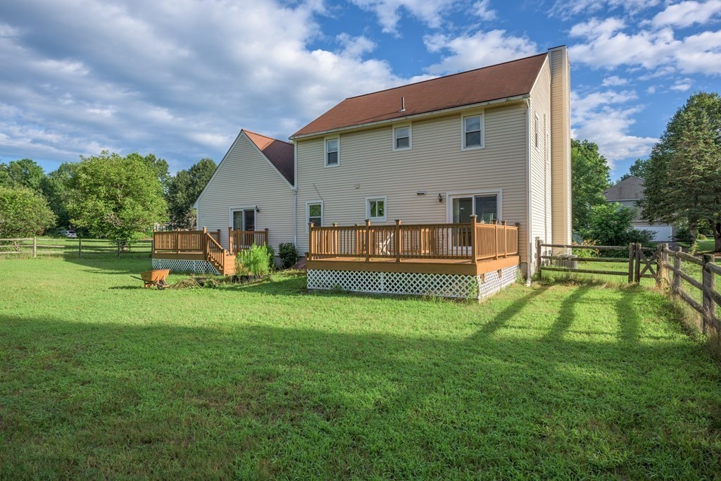 2 Wintergreen Circle Amherst, MA 01002 - Photo 36 of 37 a view of backyard with swimming pool and green space
