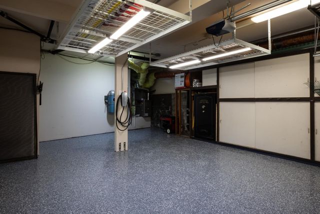 a view of city and mountain