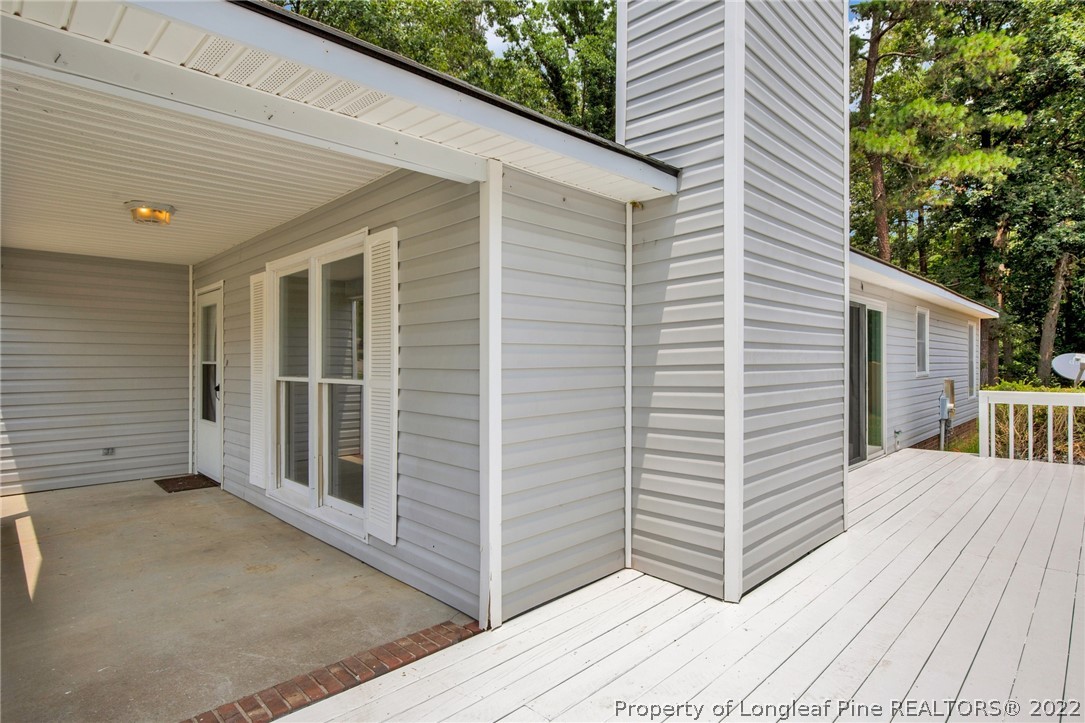 512 Andover Road Fayetteville, NC 28311 - Photo 16 of 18 a view of a house with a backyard