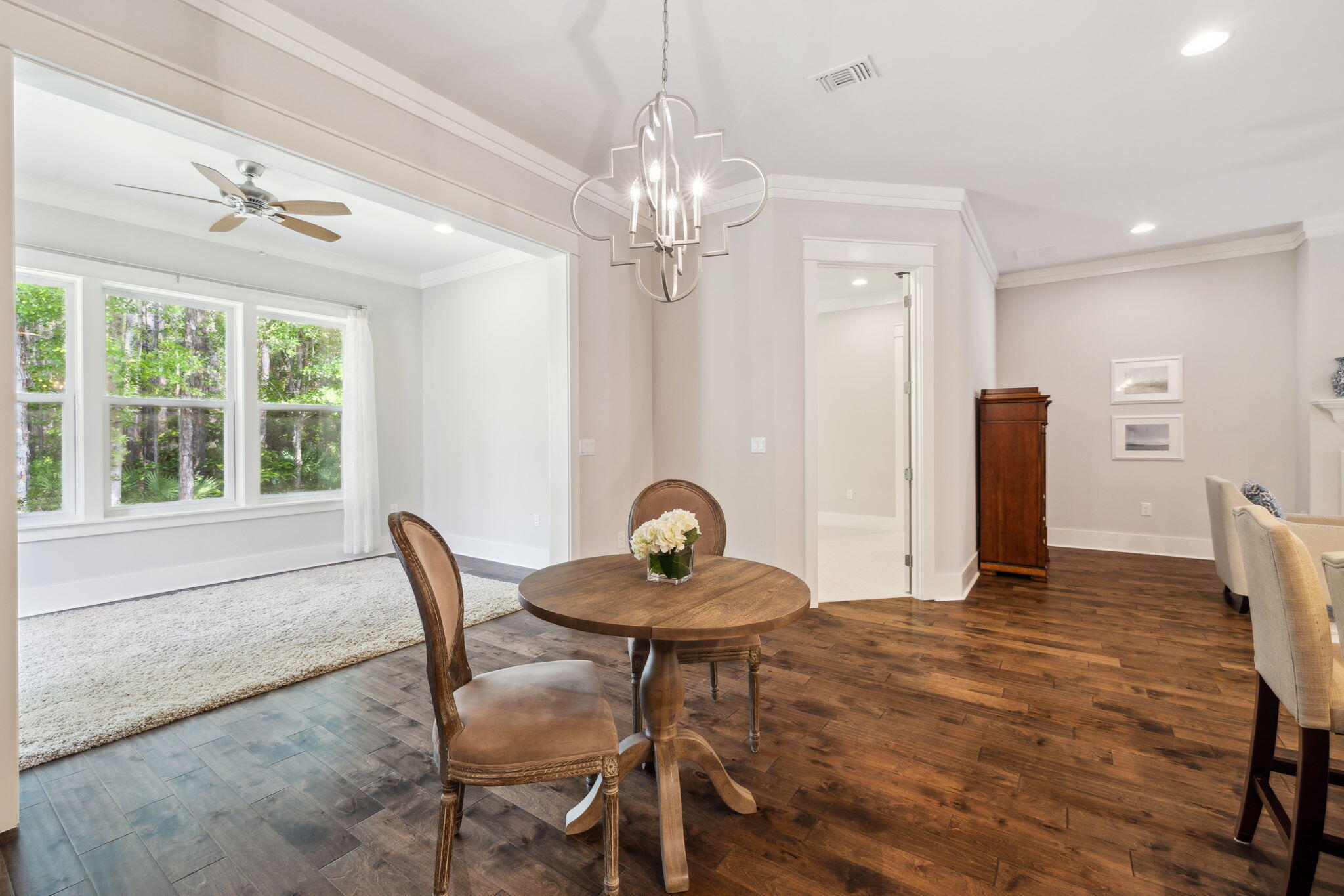 180 Blakely Drew Boulevard Santa Rosa Beach, FL 32459 - Photo 19 of 40 a dining room with furniture and window