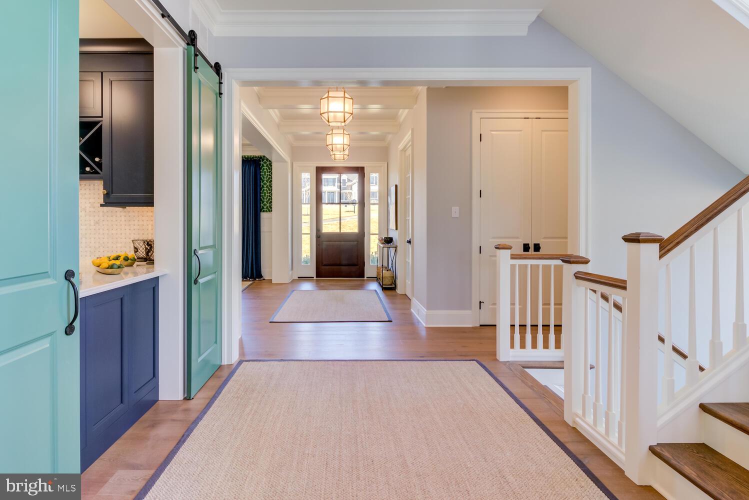 7 Old Covered Bridge Road Newtown Square, PA 19073 - Photo 5 of 45 a view of a hallway with a livingroom and entryway