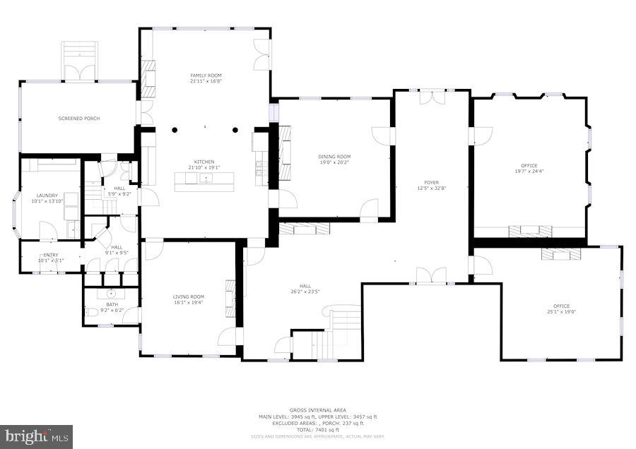 15315 Carroll Road Monkton, MD 21111 - Photo 66 of 68 Main Level Floor Plan