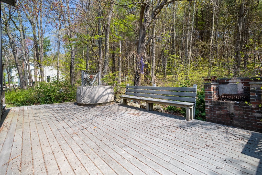 1 Needham Road Westminster, MA 01473 - Photo 35 of 42 a backyard of a house with wooden floor