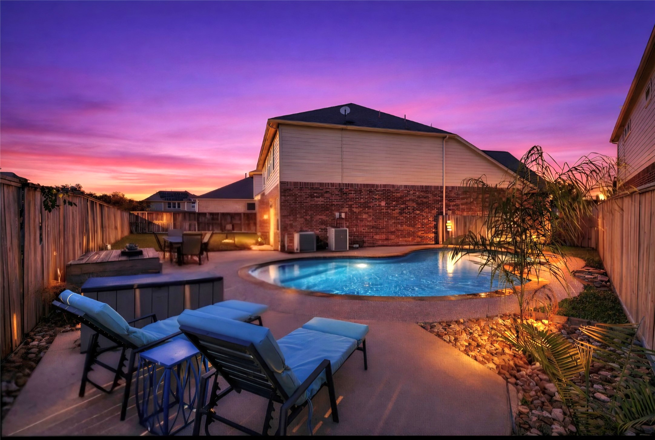 A tranquil haven, where the day's worries fade, replaced by the promise of restful slumber and rejuvenating dreams.