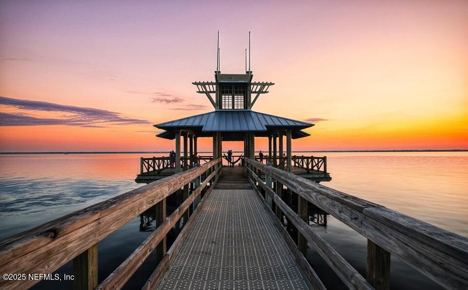 319 Footbridge Road St. Johns, FL 32259 - Photo 32 of 78 RT deck sunset