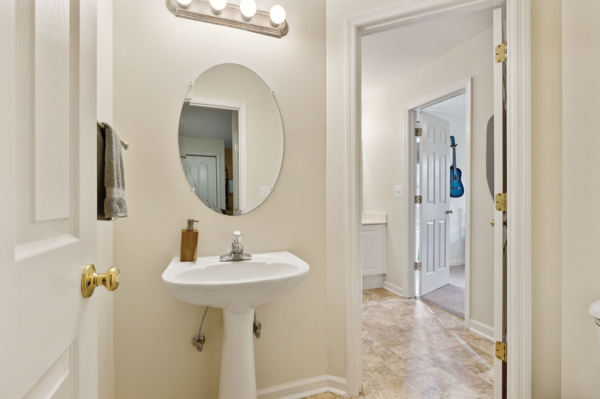 3908 Taylor Road Nashville, TN 37211 - Photo 17 of 42 a bathroom with a sink and a mirror