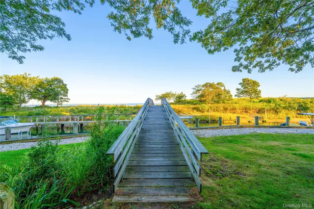 an aerial view of ocean residential house with outdoor space