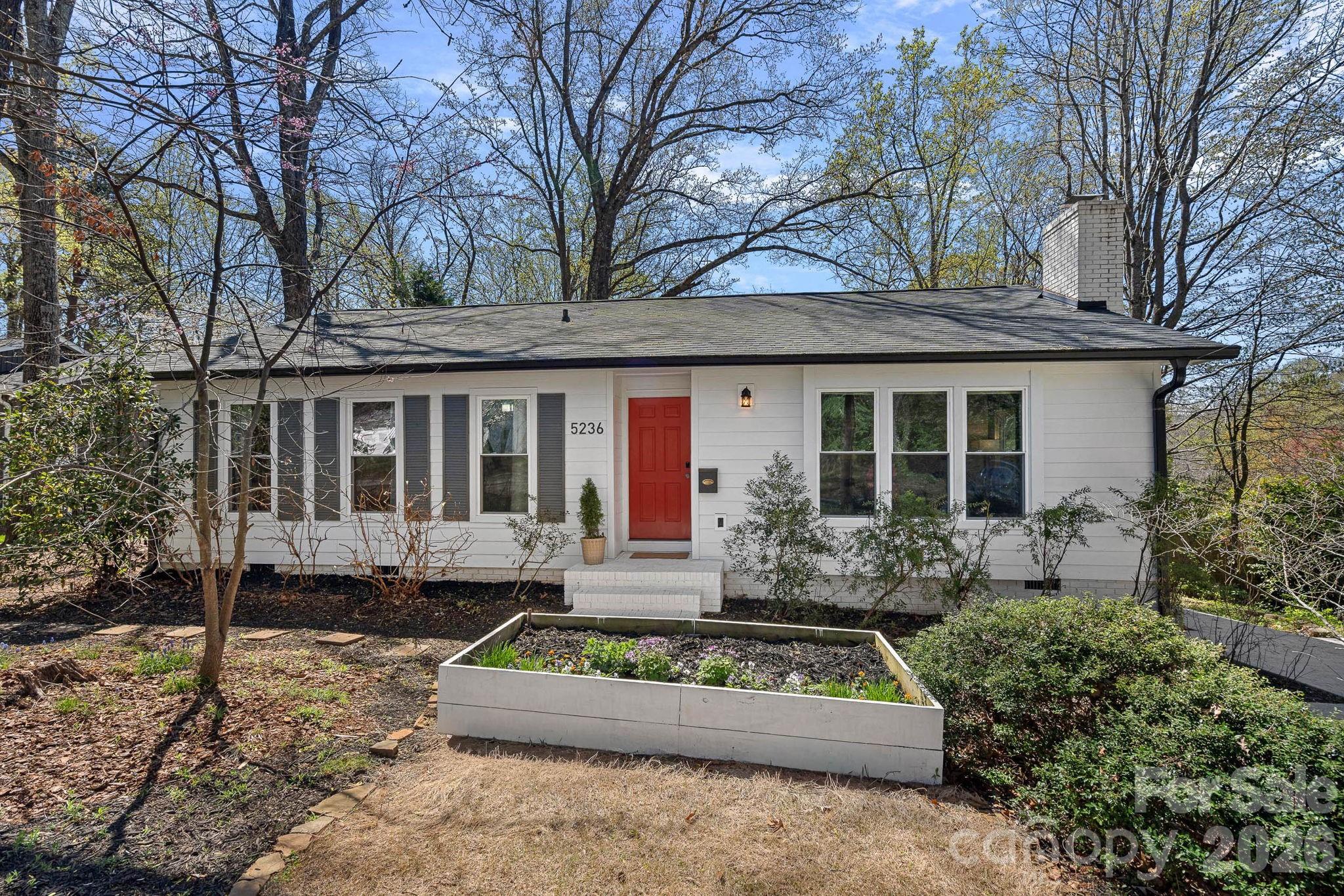 5236 Auburndale Road Charlotte, NC 28205 - Photo 26 of 26 front view of a house with a yard