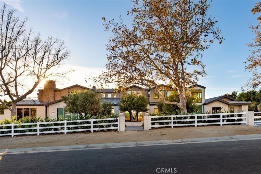 a view of street with houses
