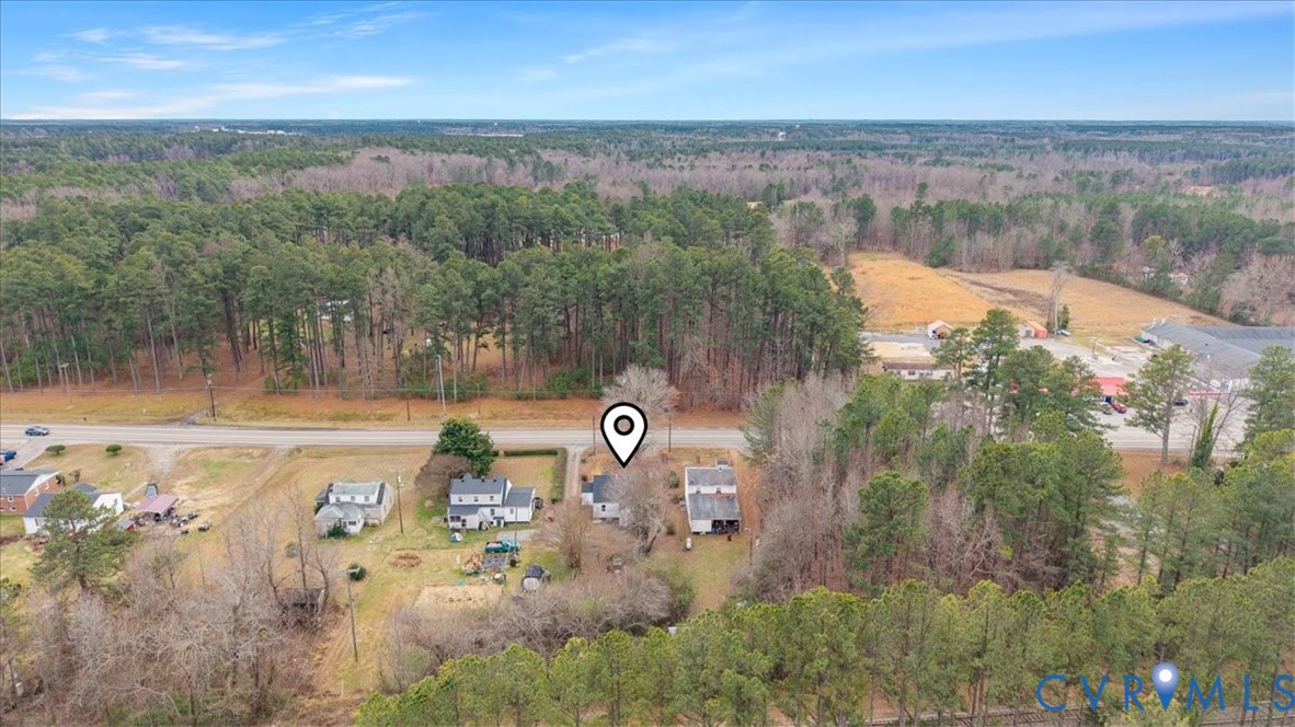 1989 Cox Road Blackstone, VA 23824 - Photo 38 of 44 Aerial overview of property's location featuring a