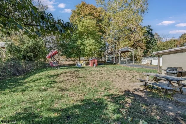 a view of outdoor space with garden