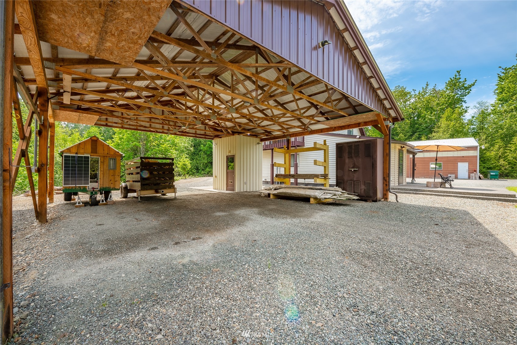 5604 Starry Road Bellingham, WA 98226 - Photo 32 of 40 a view of a big room with wooden walls