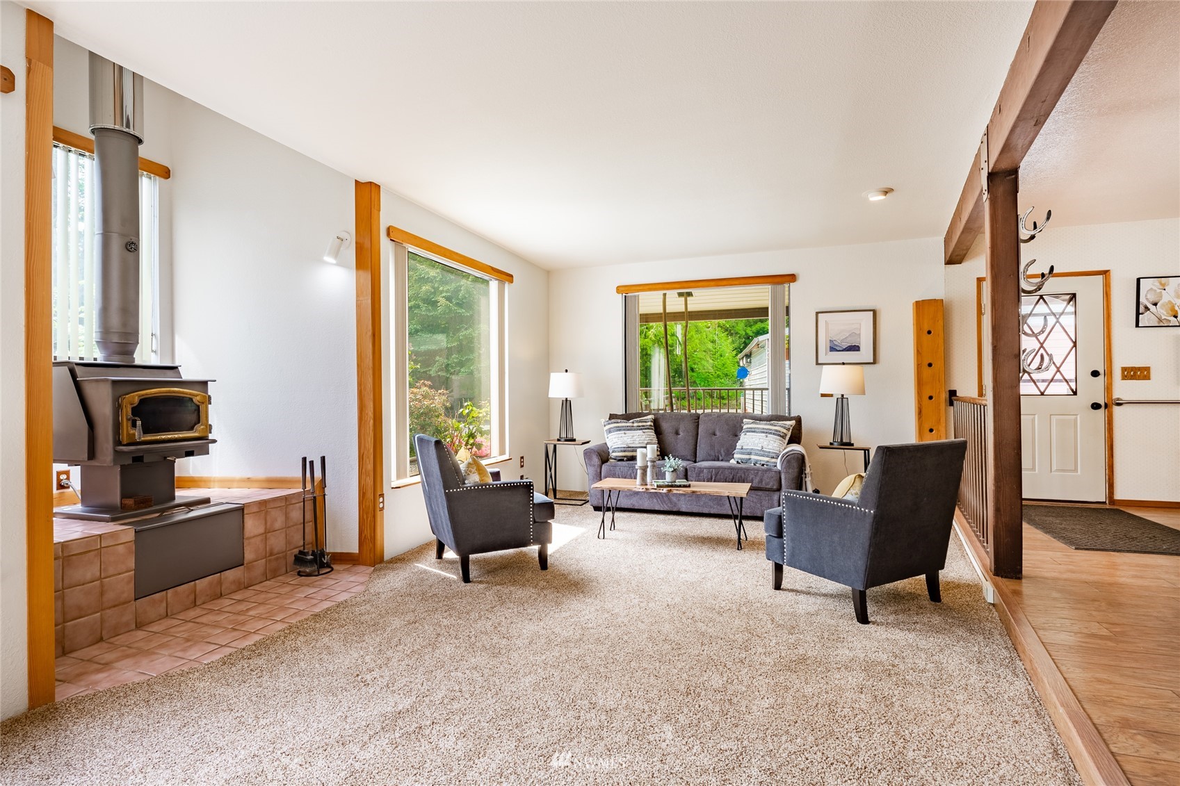5604 Starry Road Bellingham, WA 98226 - Photo 10 of 40 a living room with furniture and a flat screen tv